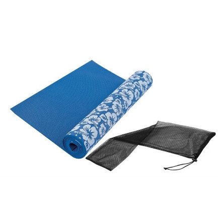 Tunturi Yoga mat met print blauw 14TUSYO001 14TUSYO001